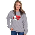 thumbnail image 5 of Betty Boop Fearless Girl Power Women Plus Size Sweatshirt Brisco Brands 4X, 5 of 6