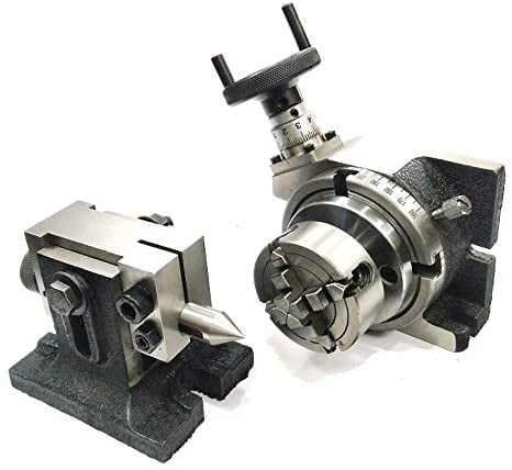 3 Jaw Self Centering Chuck 4-Inch Rotary Table With 3-Jaw Chuck ...