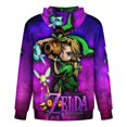 thumbnail image 5 of Unisex The Legend of Zelda Zip Up Hoodies 3D Printed Pullover Hooded Sweatshirt with Pocket for Mens Womens, 5 of 8