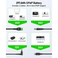 thumbnail image 3 of EASYLONGER 297.6Wh CPAP Battery for ResMed S9/AirSense 10/AirSense 11/AirCurve 10/AirMini/ DreamStation, 3 of 10