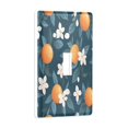 thumbnail image 2 of Yayeee Toggle Light Switch Wall Plate 1-Gang 4.5"x2.7" Home Decorative Outlet Cover, Oranges Pattern, 2 of 7