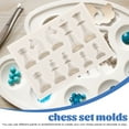 thumbnail image 5 of Raindrops White Silicone Chess Molds for Resin Chess Pieces Flexible Mold, 5 of 6