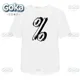 thumbnail image 1 of Camisetas con estampado de símbolo de porcentaje ropa para hombre camisetas y camisetas nuevas de algodón para mujer Camiseta estampada Y2K ropa bonita y divertida, 1 of 7