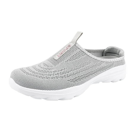

Quealent Adult Women Fashion Sneakers Women S Sneaker Women Sneakers Fashion Summer New Pattern Mesh Breathable Flat Bottom Comfortable Womens Sneaker Size 8 Grey 8.5