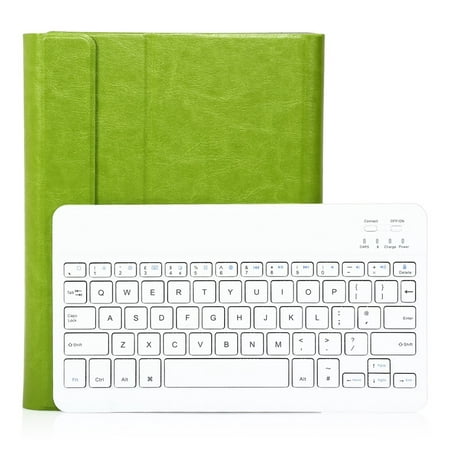 Wireless Hard Bluetooth Keyboard For Apple iPad 2,iPad 3,iPad 4 with PU muti-color Case Cover,CoastaCloud Rechargeable US Layout Bluetooth Keyboard, High Quality PU Leather Shell Case Cover Skin for
