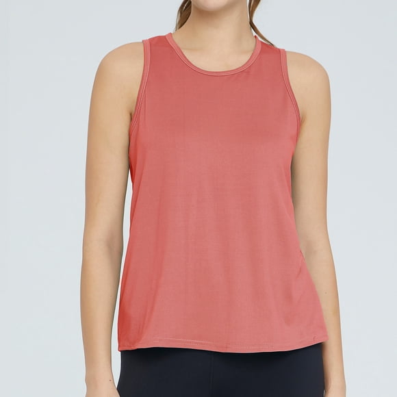 AherBiu Womens Workout Tank Tops Racerback Sleeveless Yoga Gym Tank Tops Summer Running Tennis Crew Neck Shirts