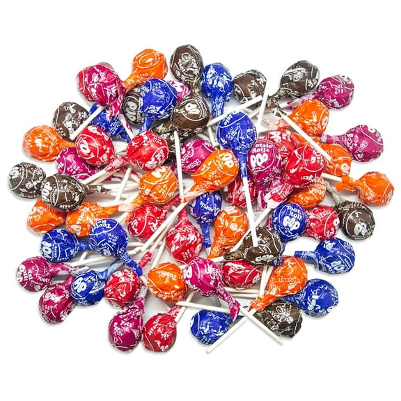 Assorted Tootsie Pops Lollipops Bulk Candy 2 Pounds (Approx. 45 Count), Original Size Tootsie Roll Pops Suckers Variety Value Pack, Individually Wrapped