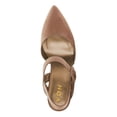 thumbnail image 3 of YDN Women Pointed Toe Strappy Buckled Pumps Ankle Strap High Chunky Heels Dressy Dance Party Sandals Size 7 Brown, 3 of 4
