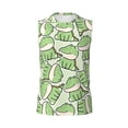 thumbnail image 6 of Lsque Cute Crocodile Print Men's Cotton Blend Sleeveless Muscle Shirts (S-3XL)- Moisture Wicking, Odor Protection, UPF 30+,Medium, 6 of 8