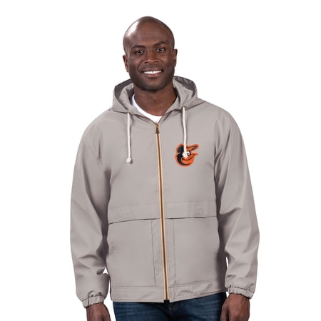 Men s G-III Sports by Carl Banks Gray Baltimore Orioles Full-Zip Rain Jacket
