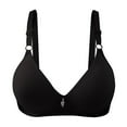 thumbnail image 5 of Youmylove 3-Pack Women Bra Front Side Buckle Lace Wireless Movement Seamless Gathering Adjustment Yoga Sleep Large Bra Female Bralette, 5 of 8
