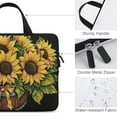 thumbnail image 3 of JRXY Sunflowers Diving Fabric Laptop Sleeve Carrying Bag Computer Protect Case 15inch, 3 of 5