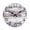 White, variant on Non-Ticking Battery Operated Wall Clock, Quiet Themed Clock for Bathroom, Kitchen, Living Room, and Bedroom