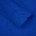 thumbnail image 6 of NAFUU Men's Dress Shirts Solid Color Regular-Fit Long Sleeve Shirt Fashion Casual Business Button Down Shirts, 6 of 8