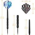 thumbnail image 6 of SUMMITMetal Tip Darts, Steel Tip Darts, Professional Metal Darts, Darts Metal Tip Set, Metal Darts for Dartboard, 6 of 14