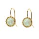 thumbnail image 1 of Pendientes de ópalo chapados en oro Pendientes que muestran temperamento Pendientes de circonita, 1 of 7