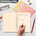 thumbnail image 4 of FORMRS 1-Subject Spiral Notebook 8" x 5" College Ruled 60 Refillable Sheet A5 Hard Cover, Gradient Pink Stars, 4 of 7