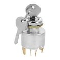 thumbnail image 5 of NUOLUX 1Set Iron Car Ignition Switch for Automotive with Vehicle Keys Silver 2.2x1.4x1.4in, 5 of 8