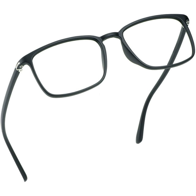 LifeArt Blue Light Blocking Computer Reading Glasses with Transparent Lens for Women/Men