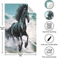thumbnail image 3 of Dreamtimes Black Horse Kitchen Towels, 18 x 28 Inch Super Soft and Absorbent Dish Cloths for Washing Dishes, 6 PCS Reusable Multi-Purpose Microfiber Hand Towels for Kitchen, 3 of 7