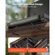 thumbnail image 5 of Grada plegable Stadium Seat VEVOR con respaldo, color negro, 5 of 9