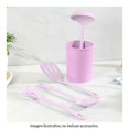 thumbnail image 3 of Juego de Utensilios Ekco Trends con Canister de 5 Piezas – Rosa, 3 of 4