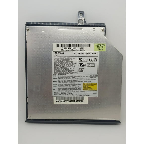 Philips DVD±R Drive Sourced from Working Laptop SCB5265 KO0240300753201B04EM00