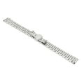 thumbnail image 1 of Bracelet en Acier Inoxydable, Bracelet de Montre de Remplacement Pliable Réglable Respirant pour Magasin de Montres 0.55in, 1 of 8