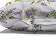 thumbnail image 4 of Garden Art Pet Bed, Botanical Bouquets of Lavender and Hydrangea Flowers Bridal Spring, Resistant Pad for Dogs and Cats Cushion with Removable Cover, 24" x 39", Pale Grey Lavender Green, by Ambesonne, 4 of 4