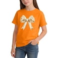 thumbnail image 3 of Zpanxa Girl Shirts Short Sleeve Crew Neck Lightweight Print Casual Outerwear Blouse 6 Years, 3 of 6