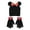 Minnie Mouse, variant on Girls Minnie Mouse Beanie Hat and Gloves, 2-Piece Set, OSFM