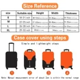 thumbnail image 4 of Funda de equipaje de tela elástica, funda protectora para maletas, funda protectora para equipaje, adecuada para maletas de 18 a 32 pulgadas, organizador de viaje, 4 of 5