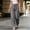Gray, variant on Women Solid Color Tie Elastic Waist Long Pants, Loose Casual Trousers with Side Pockets, Daily Walking Vacation Pants Khaki XL(XL)