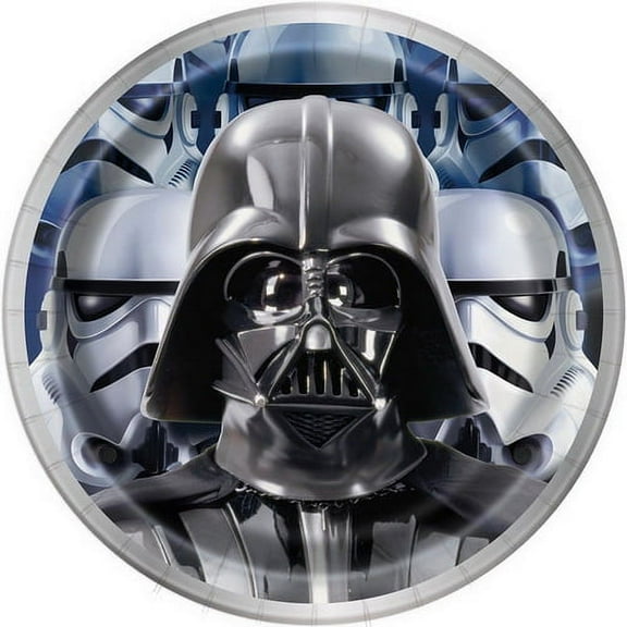 Classic Star Wars Paper Dessert Plates, 7in, 8ct