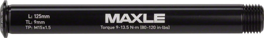 15x100 Maxle Stealth Front Thru Axle Road 125mm Length