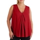 thumbnail image 2 of Body moldeador de verano para mujer, color liso, talla grande, cuello en V, sin mangas, top para mujer, 2 of 7