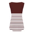 thumbnail image 4 of Jalioing Summer Tank Tops for Women Striped Sleeveless Plus Size Shirts Casual Oversized Crew Neck T Shirts, 4 of 7