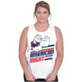 thumbnail image 4 of Popeye The Sailor Man American Might Tank Top T Shirts Men Women Brisco Brands L, 4 of 6