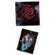 thumbnail image 1 of 2 Juegos de Pinturas a Óleo de 5D Cráneo Rosa Flor Impreso DIY Costura Punto de Cruz Dormitorio Estudio Pasillo Sunnimix Pintura del diamante del DIY, 1 of 8