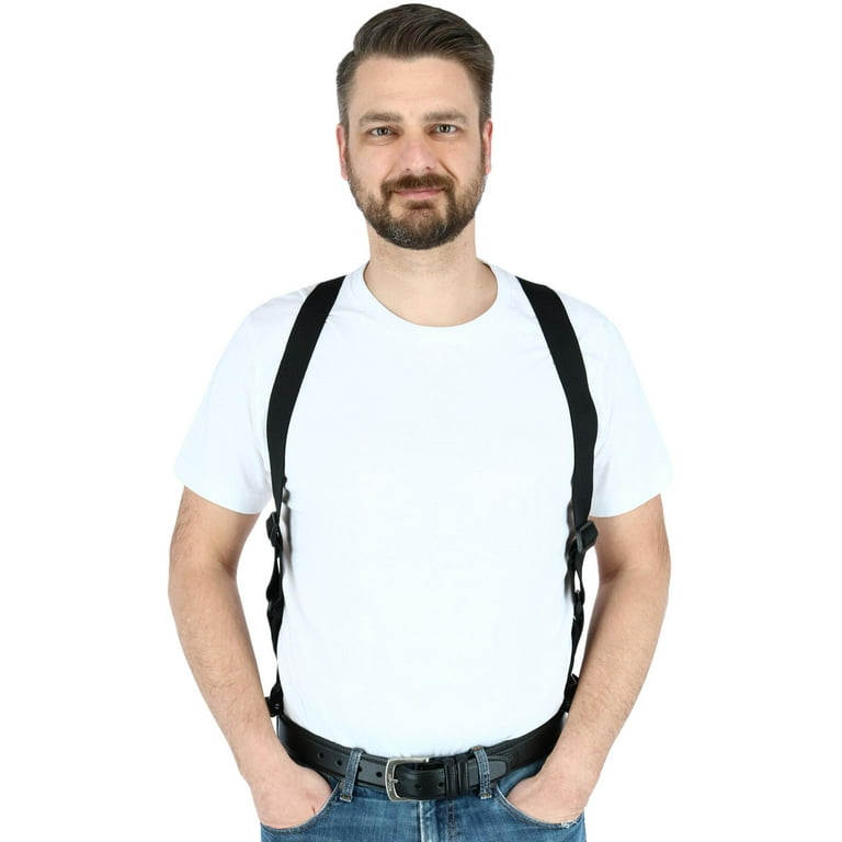 Plastic clip suspenders deals