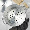 thumbnail image 5 of Infuse 3 Piece 20Qt Aluminum Tamale Steamer Pot Set, 5 of 7