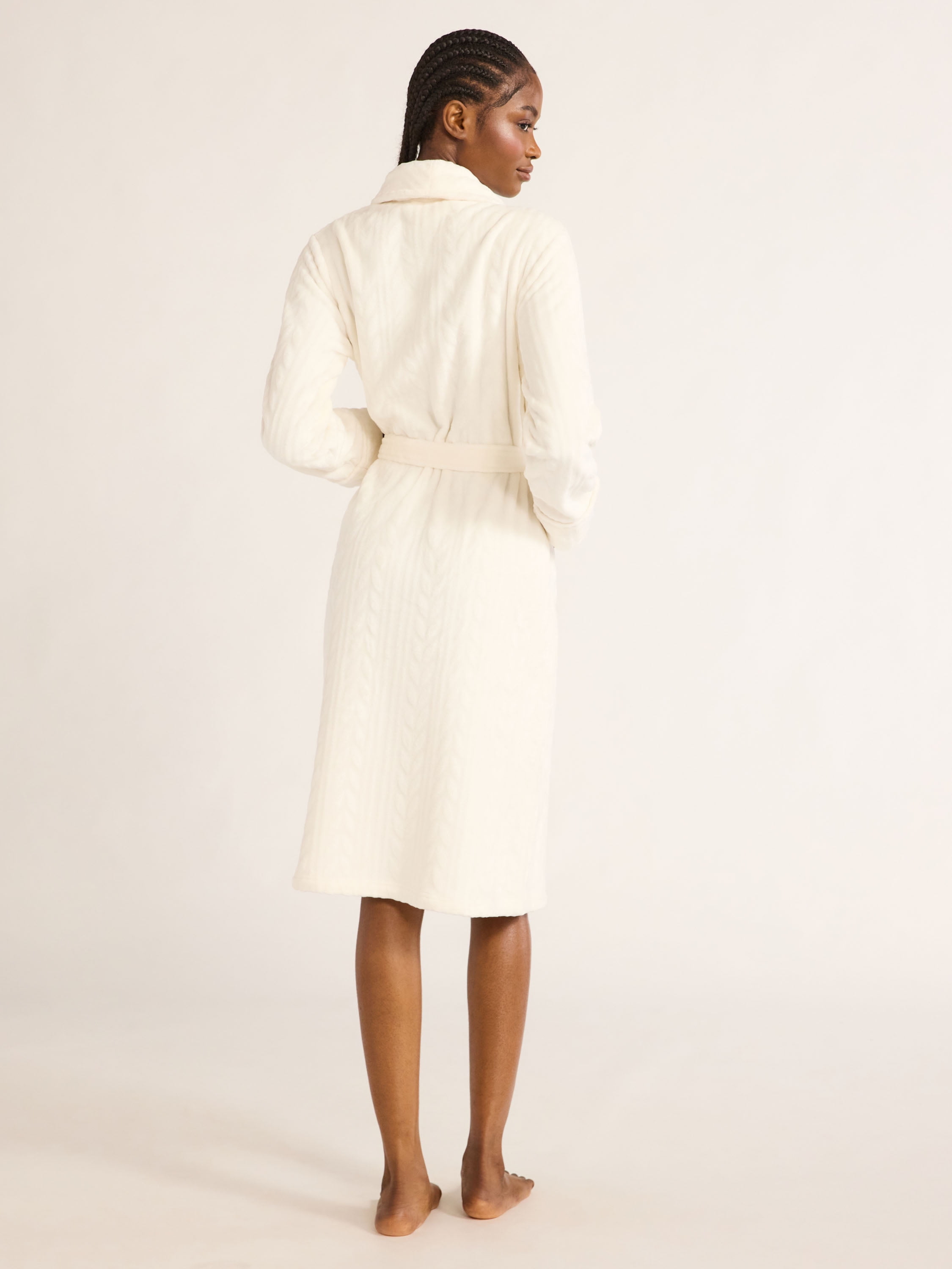 Joyspun Women's Plush Robe, Sizes S to 3X