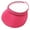 Hot Pink, variant on Womens Sun Visor Hat Casual Summer Beach Caps Adjustable Outdoor Sports Hats for Ladies Travel Camping Beige