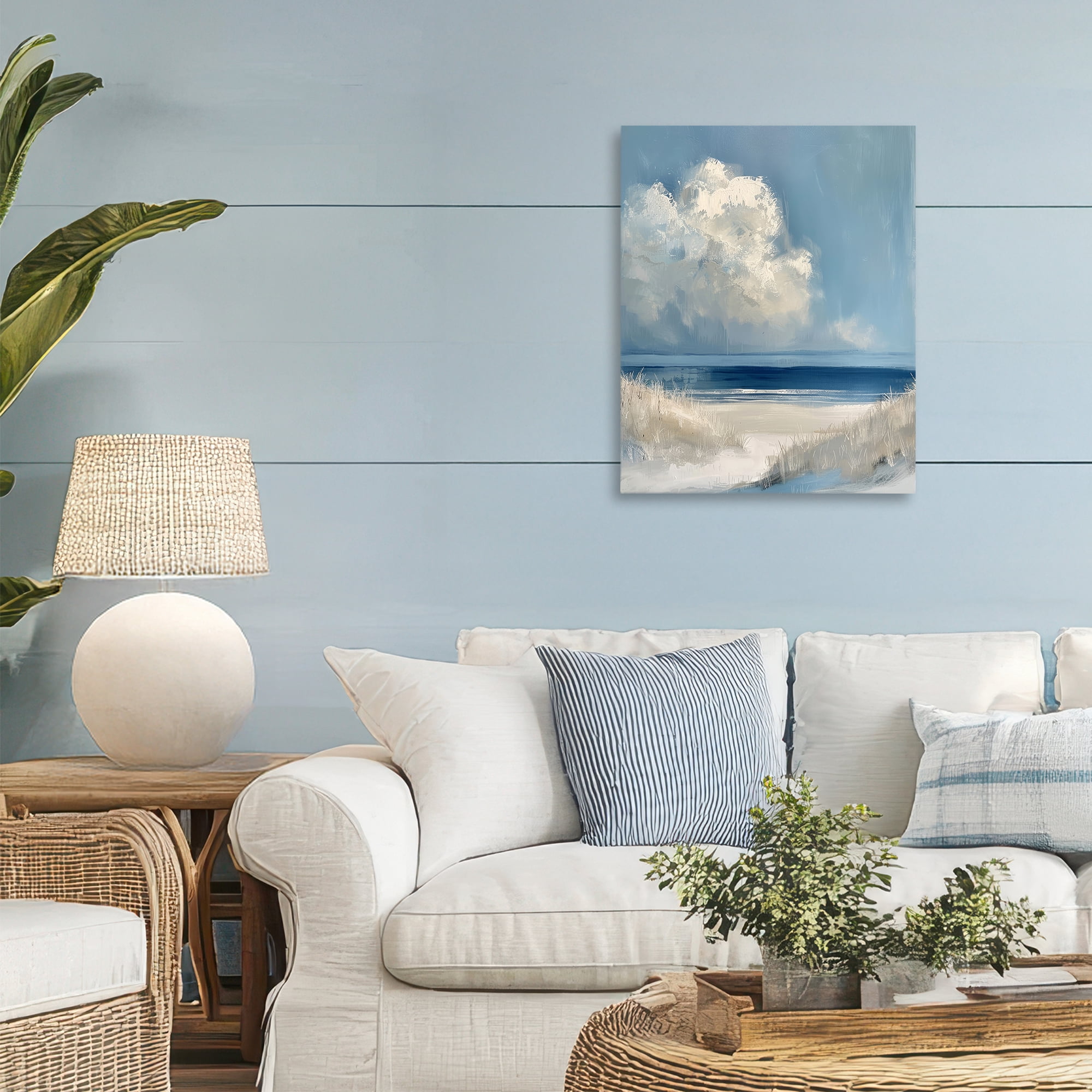 Stupell Industries Dark Waters Ahead Canvas Wall Art, design by Petal Prints Design