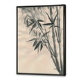 thumbnail image 3 of Designart 'Vintage Black and White Bamboo I' Traditional Framed Canvas Wall Art Print, 3 of 5
