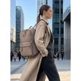 thumbnail image 6 of Spencer Travel Backpack for Womens, Nylon Backpack Shoulder Bag, Ladies Lightweight Casual Daypack 15.6 Inch Laptop Backpack, Khaki, 6 of 10