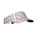 thumbnail image 1 of Fotbe Pastel Christmas Cookies Visera Deportiva con Diseño, Gorra Abierta Ajustable de Algodón para Mujer y Hombre, 1 of 7