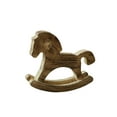 thumbnail image 2 of Kuntesetty Wooden Rocking Horse Sculpture Centerpiece Holiday Season Collection Birthday Gift Unique Creative Decoration Christmas Decor Brown, 2 of 7