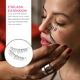thumbnail image 2 of ELAYARD 4Pair Natural Black Makeup Eyelash Extensions Comfortable and Safe to Wear, 2 of 8