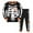 AA-#BK1695, variant on WOYY Boys Pajamas Halloween Sleepwear Set Kids Snug Fit Long Sleeve Top Pants, Sizes 2-10